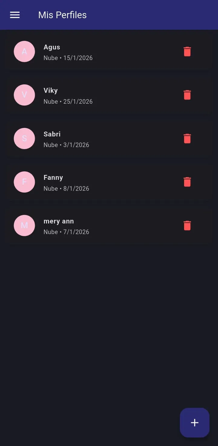 Pantalla de Inicio Oscuro